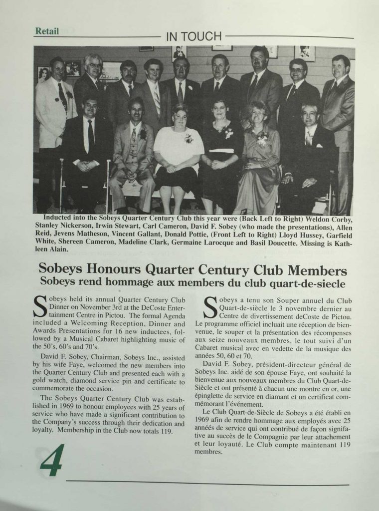 Historical newspaper article about new inductees