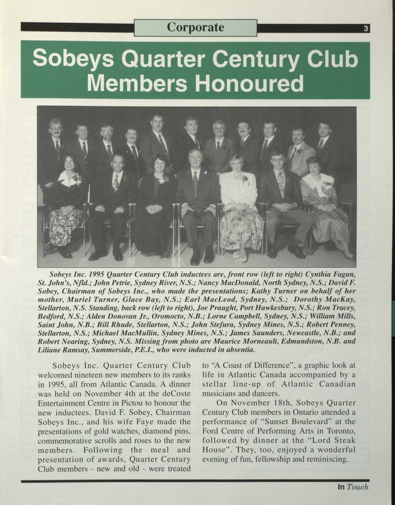 Historical newspaper article about new inductees