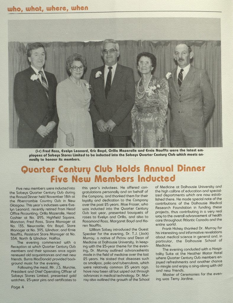 Historical newspaper article about new inductees