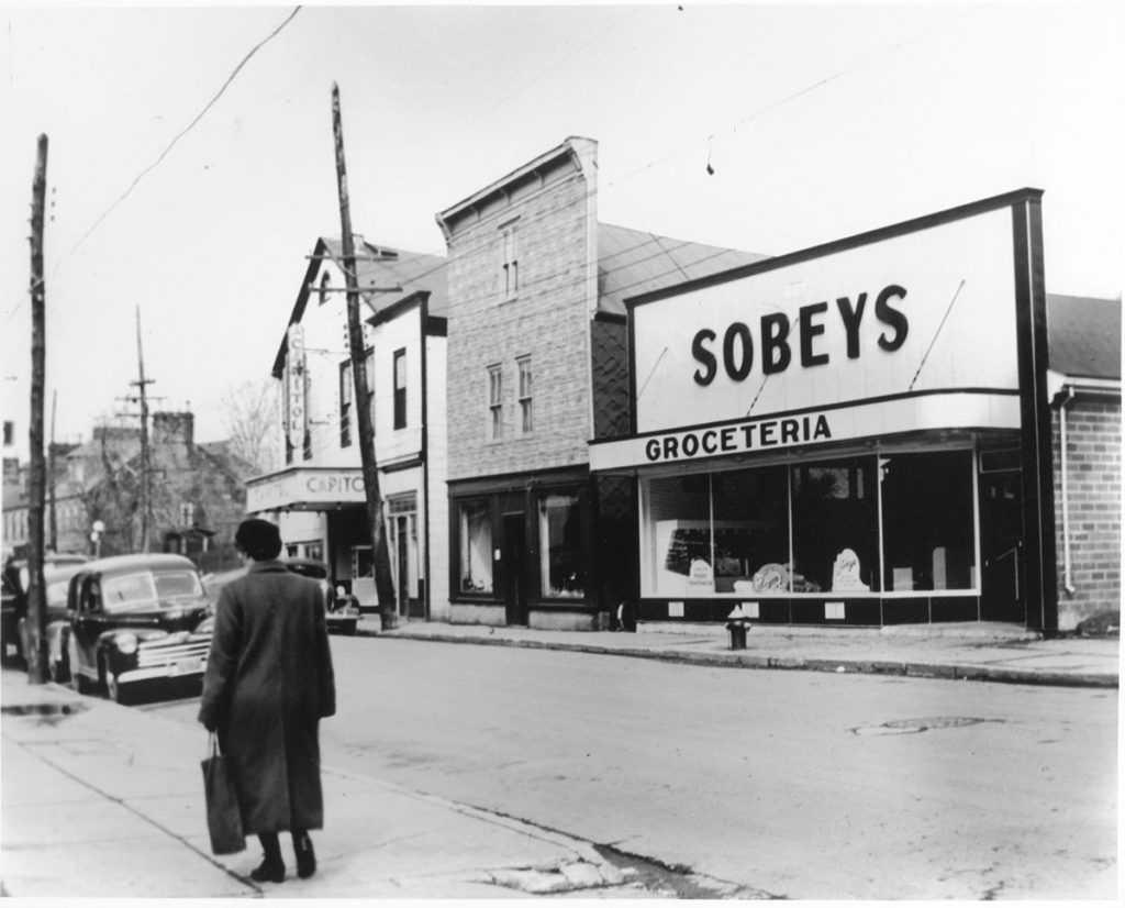 Historical photo of Sobeys store