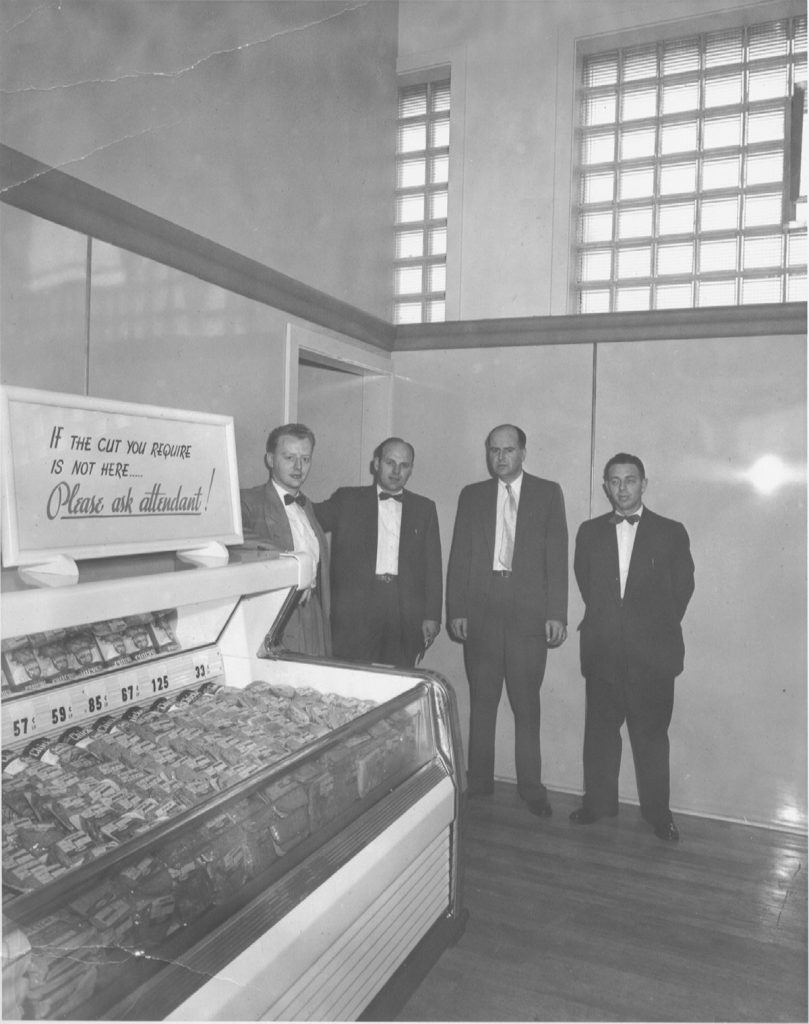 Historical photo of Sobeys store interior