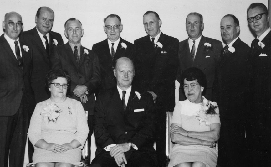 The original Quarter Century inductees in 1969